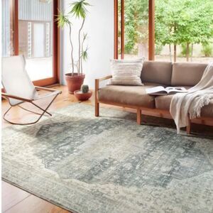 LOLOI NWT Skye runner rug -charcoal/dove -2’3”x3’9”